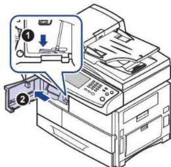 SAMSUNG MultiXpress 6555N - Paperstau vor Finisher - 2