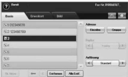 Bereit Fax Nr: 910986107 Basic Erwokort Bild S-1 012345678 S-2 123456789 S- S-4 S- S- S- S- Endemen Akt Endt. Adresse Finanke Gruppe Editor + + Aufkursung Standard File Name Exitemen Akt Endt.