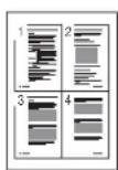 SAMSUNG MultiXpress 6555N - Mehrere Seiten auf ein Blatt Papier drucken - 1