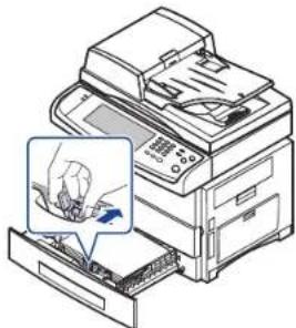 SAMSUNG MultiXpress 6555N - Ändern des Papierformats im Papierschacht - 3