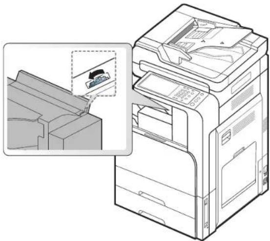SAMSUNG MultiXpress 8123NA - Papierstau im Innern des Finishers - 3