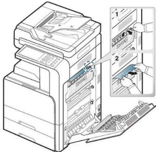 SAMSUNG MultiXpress 8123NA - Papierstau im Gerät (Papierstau am Fixiereinheit-Ausgang) - 2