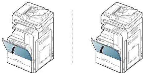 SAMSUNG MultiXpress 8123NA - Reinigen des Papierstaubstabs und der Charger der Bildeinheiten - 1