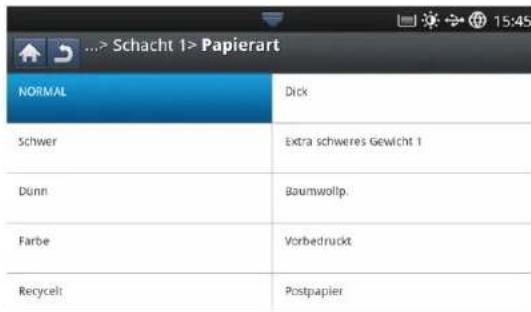 ...> Schacht 1> Papierart NORMAL Dick Schwer Extra schweres Gewicht 1 Dünn Baumwollp. Farbe Vorbedruckt Recycelt Postpapier