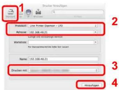 Triumph-Adler P-C3065 MFP - Drucker konfigurieren. - 4