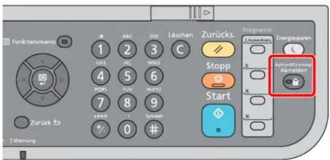 Triumph-Adler P-C3065 MFP - Abmelden - 1