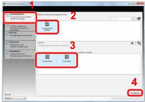 Triumph-Adler P-C3060 MFP - Installieren mit [Schnellinstallation]. - 1