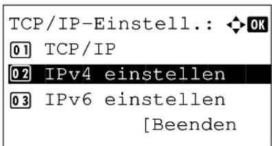 Triumph-Adler P-C2665 MFP - TCP/IP (IPv4) mit automatisch zugewiesener IP-Adresse konfigurieren - 8