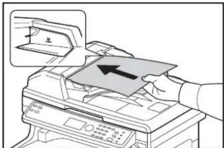 Triumph-Adler P-C2665 MFP - So werden Originale eingelegt - 3