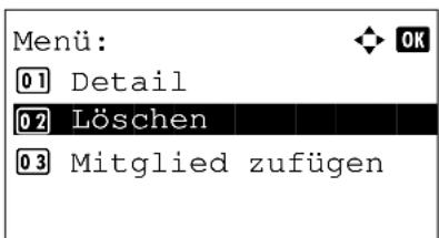 Triumph-Adler P-C2665 MFP - Gruppenmitglieder löschen - 2