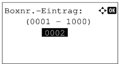 Triumph-Adler P-C2665 MFP - Box-Nummer ändern - 2