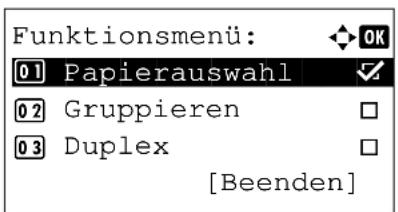 Triumph-Adler P-C2665 MFP - Kassette auswählen - 1