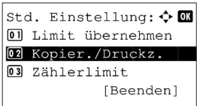 Triumph-Adler P-C2665 MFP - Kopien-/Druckzähler verwalten - 3