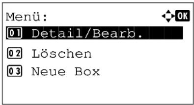 Triumph-Adler P-C2665 MFP - Anwender-Boxen bearbeiten - 2