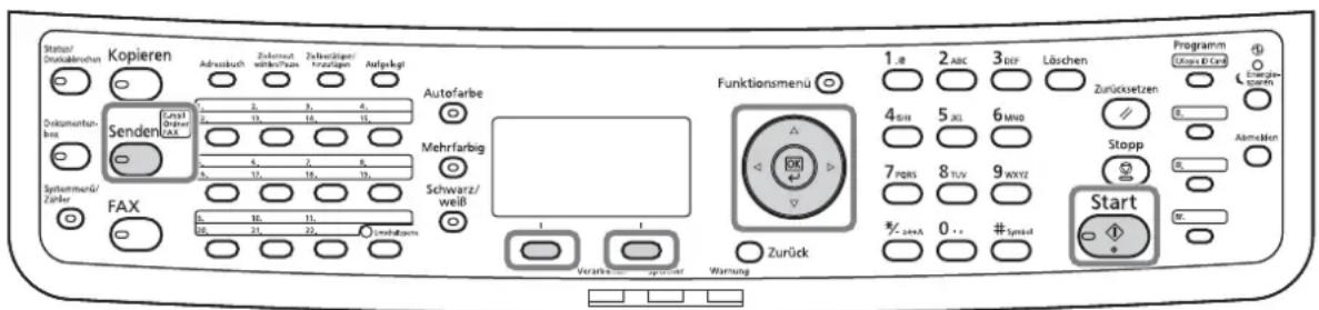Triumph-Adler P-C2665 MFP - Benutzte Tasten - 1