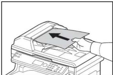 Triumph-Adler P-C2665 MFP - So werden Originale eingelegt - 2