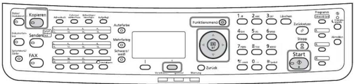 Triumph-Adler P-C2665 MFP - Benutzte Tasten - 1