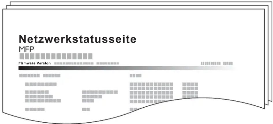 Triumph-Adler P-C2665 MFP - Netzwerkstatusseite - 1