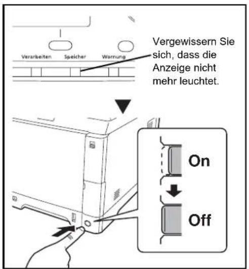Triumph-Adler P-C2665 MFP - Ausschalten - 1