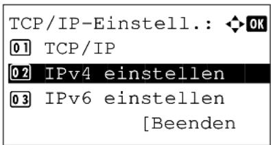 Triumph-Adler P-C2665 MFP - TCP/IP (IPv4) mit fester IP-Adresse einstellen - 8