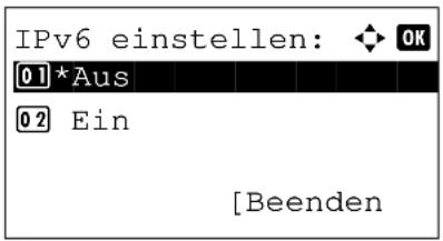 Triumph-Adler P-C2665 MFP - TCP/IP (IPv6) Einstellung - 6