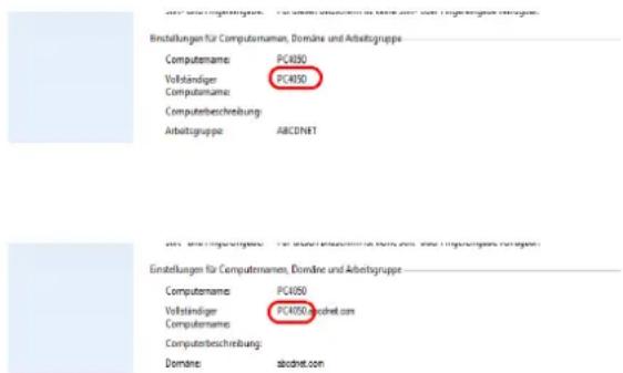 Triumph-Adler P-C2665 MFP - Überprüfen des Kontonamens für die Eingabe [Hostname] - 1