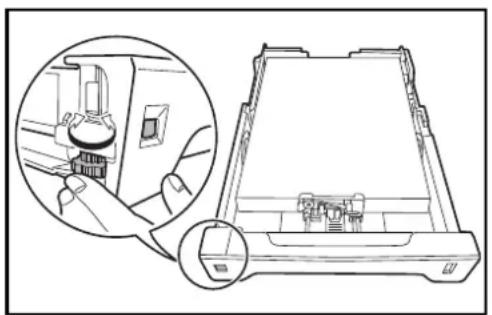Triumph-Adler P-C2665 MFP - Wenn das Papierformat auf dem Papierformatregler nicht vorhanden ist - 1