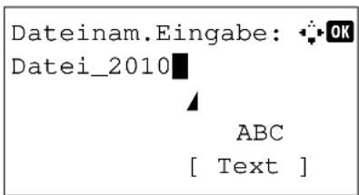 Triumph-Adler P-C2660 MFP - Dateinamen-Eingabe - 2