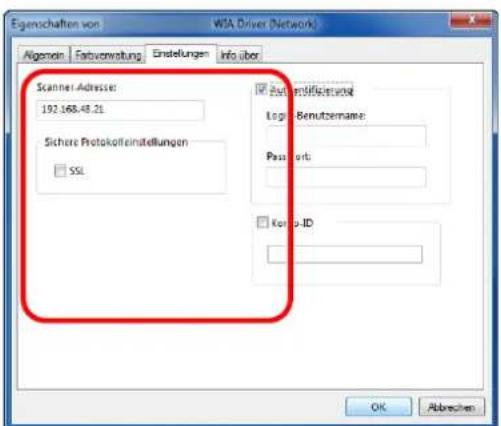 Triumph-Adler P-C2660 MFP - WIA Treiber einrichten (Windows Vista™, Windows® Server 2008 und Windows 7) - 2