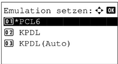 Triumph-Adler P-C2660 MFP - Auswahl der Emulation - 3