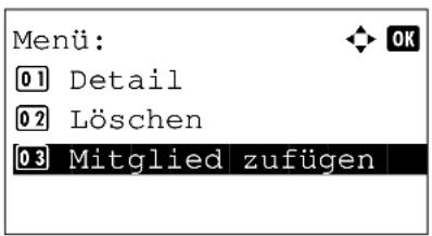 Triumph-Adler P-C2660 MFP - Gruppenmitglied hinzufügen - 3