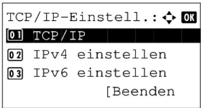 Triumph-Adler P-C2660 MFP - TCP/IP (IPv6) Einstellung - 5