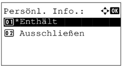 Triumph-Adler P-C2660 MFP - Persönliche Informationen im Auftragsprotokoll - 2