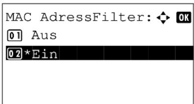 Triumph-Adler P-C2660 MFP - MAC Address Filter - 6