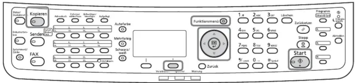 Triumph-Adler P-C2660 MFP - Benutzte Tasten - 1