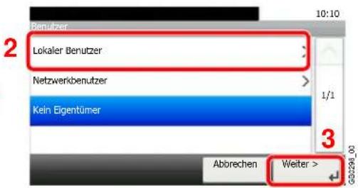 Triumph-Adler P-C2665 i MFP - Eingaben bestätigen. - 8