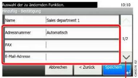 Triumph-Adler P-C2665 i MFP - Ziel eingeben. - 1