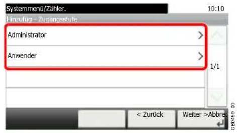 Triumph-Adler P-C2665 i MFP - Gruppeninformation eingeben. - 3
