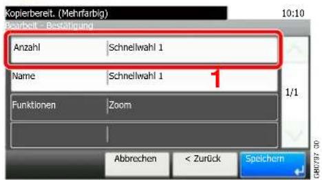 Triumph-Adler P-C2665 i MFP - Bearbeiten einer Schnellwahl - 4