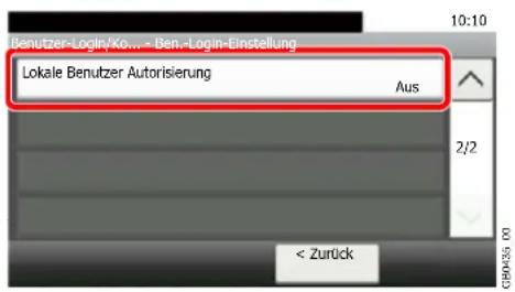 Triumph-Adler P-C2665 i MFP - Anzeige aufrufen. - 1