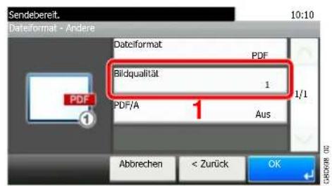 Triumph-Adler P-C2665 i MFP - Wählen Sie das Standard-Dateiformat. - 5