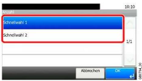 Triumph-Adler P-C2665 i MFP - Bearbeiten einer Schnellwahl - 6