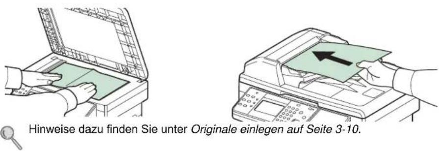 Triumph-Adler P-C2665 i MFP - Originale anlegen. - 1