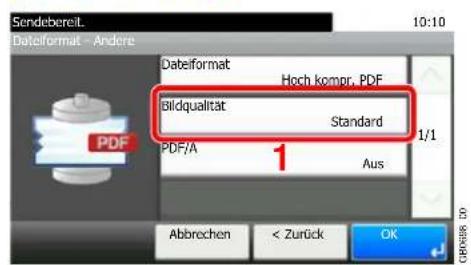 Triumph-Adler P-C2665 i MFP - Wählen Sie das Standard-Dateiformat. - 8