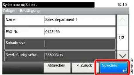 Triumph-Adler P-C2665 i MFP - Ziel speichern. - 1