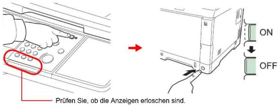 Triumph-Adler P-C2665 i MFP - Netzwerk-Kabel verbinden - 1