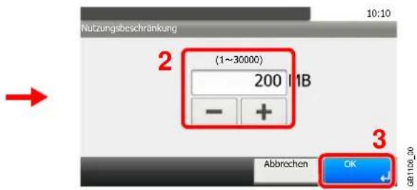 Triumph-Adler P-C2665 i MFP - Eingaben bestätigen. - 22