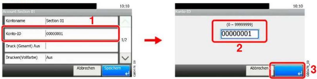Triumph-Adler P-C2665 i MFP - Konto bearbeiten - 3