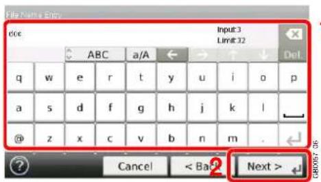Triumph-Adler P-C2665 i MFP - Namen eingeben. - 1