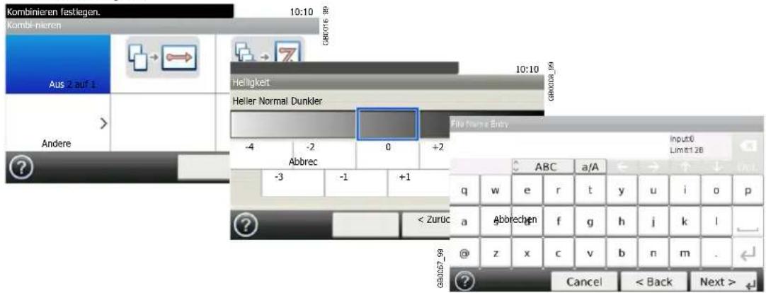 Triumph-Adler P-C2665 i MFP - Über den Schnelleinstellug Assistenten - 1